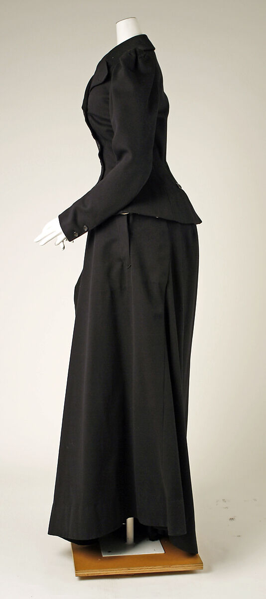 Riding habit, (a, b) Everall Brothers, wool, American