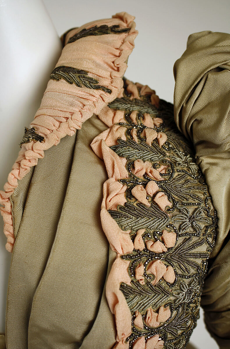 Ensemble, Duval &amp; Eagan, Robes (American), (a, b) silk, beads, metal, American