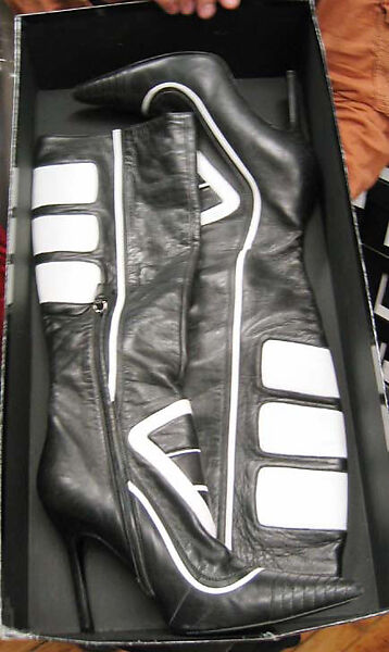 Boots, Dolce &amp; Gabbana (Italian, founded 1985), a,b) leather, Italian