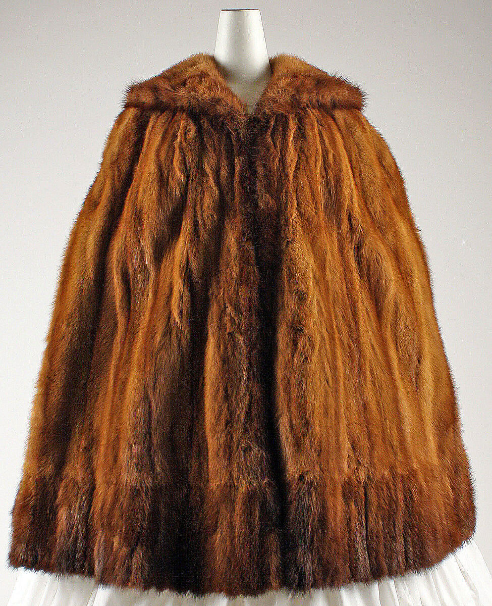 Cape, fur, American 