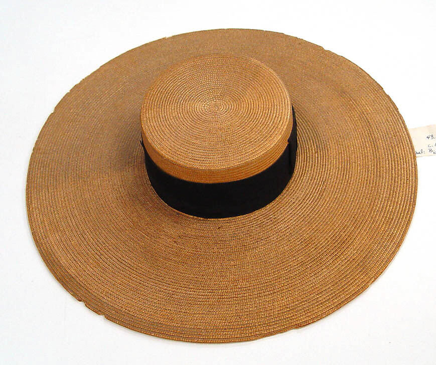 Hat, straw, American 