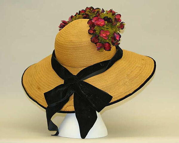 Hat, straw, American or European