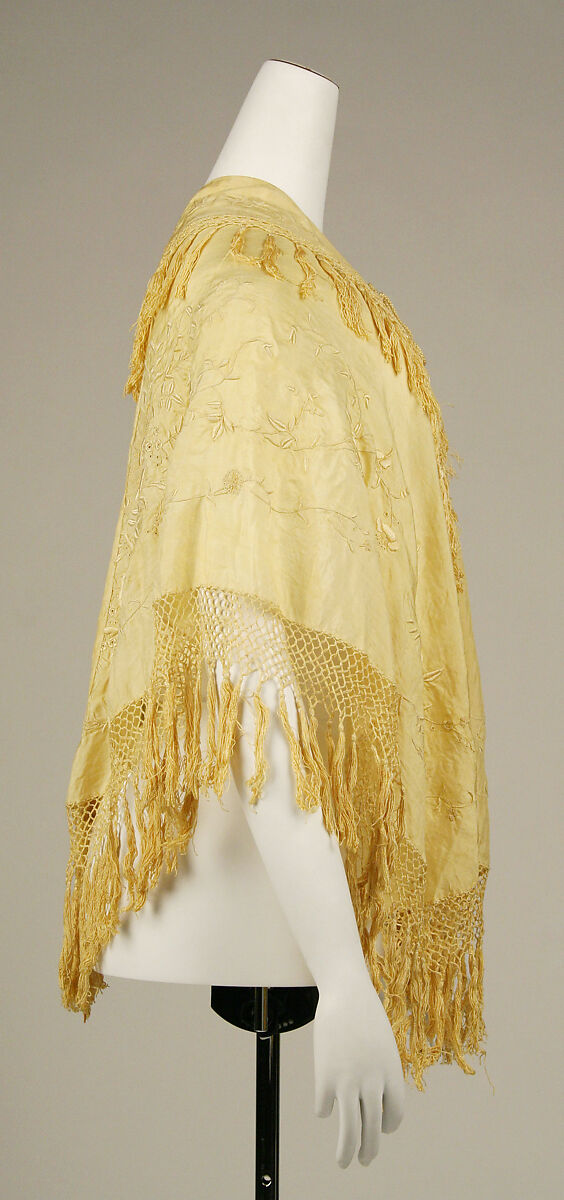 Cape, silk, American