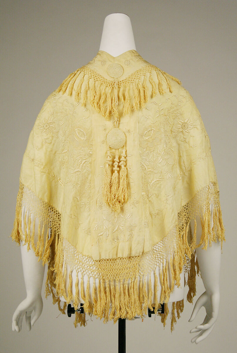 Cape, silk, American