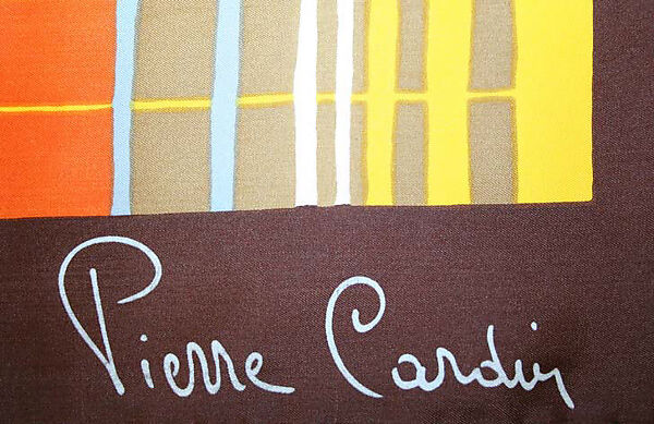 Scarf, Pierre Cardin (French (born Italy), San Biagio di Callalta 1922–2020 Neuilly), silk, French