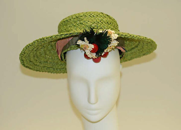 Hat, Suzanne Talbot, straw, French 