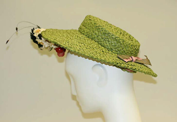 Hat, Suzanne Talbot, straw, French