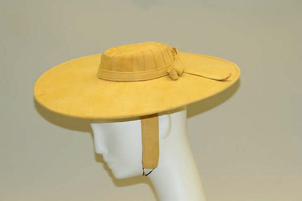 Hat, R. H. Macy &amp; Co. (American), leather, American 