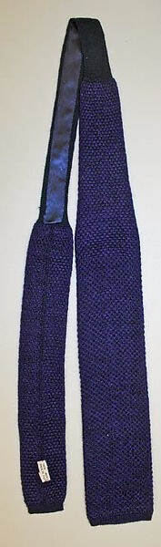 Necktie, Andre Oliver, wool, French 