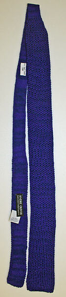 Necktie, Andre Oliver, wool, French 