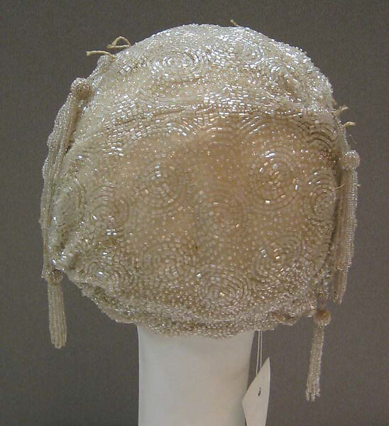 Hat, John-Frederics, Inc. (American, 1929–1948), cotton, glass, American