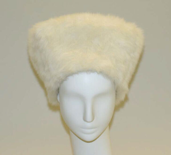 Toque, House of Balenciaga (French, founded 1937), synthetic fiber, French 