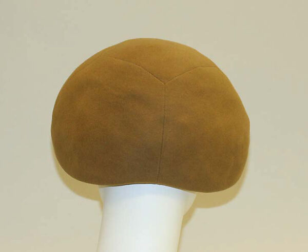 Toque, House of Balenciaga (French, founded 1937), wool, French