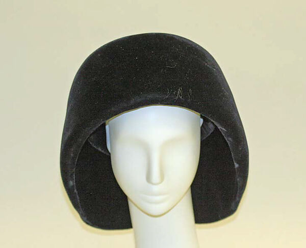 Hat, House of Balenciaga (French, founded 1937), cotton, silk, French 