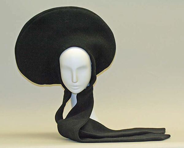 Hat, Pierre Cardin (French (born Italy), San Biagio di Callalta 1922–2020 Neuilly), wool, French 