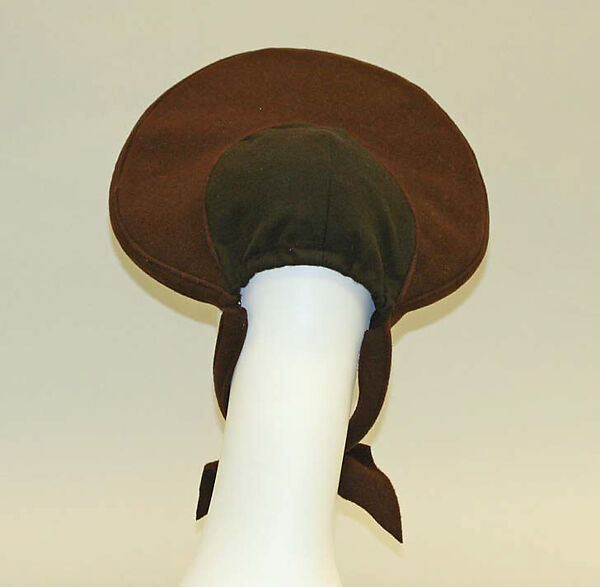 Hat, Pierre Cardin (French (born Italy), San Biagio di Callalta 1922–2020 Neuilly), wool, French