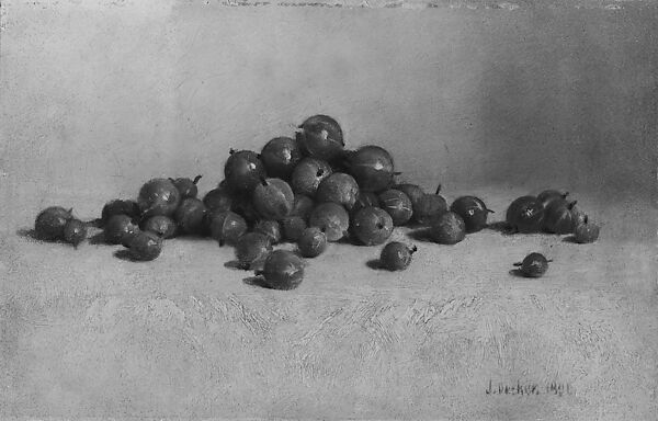 Gooseberries, Joseph Decker (1853–1924), Oil on canvas, American 