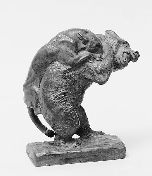 The Fight, Edwin Willard Deming (American, Ashland, Ohio 1860–1942 New York), Bronze, American