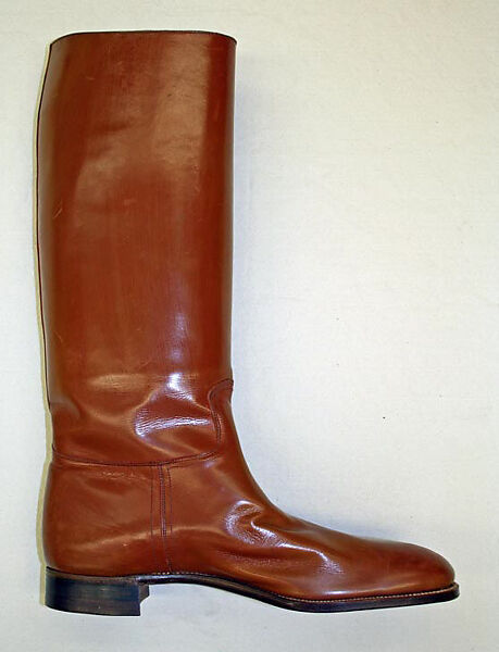 Riding boots, leather, American 