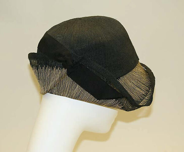 Cloche, straw, American