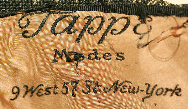 Cloche, straw, American