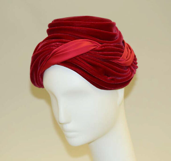 Toque, silk, American 