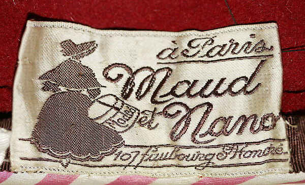 Hat, Maud et Nano, silk, American