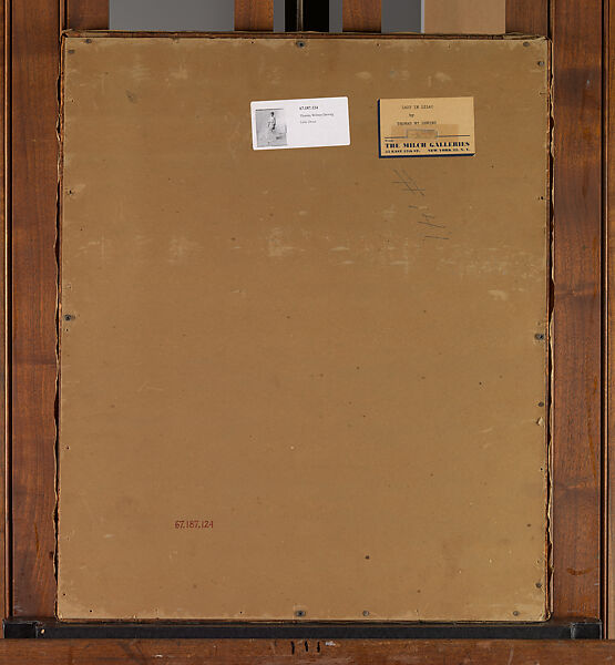 Lilac Dress, Thomas Wilmer Dewing (American, 1851–1938), Oil on canvas, American