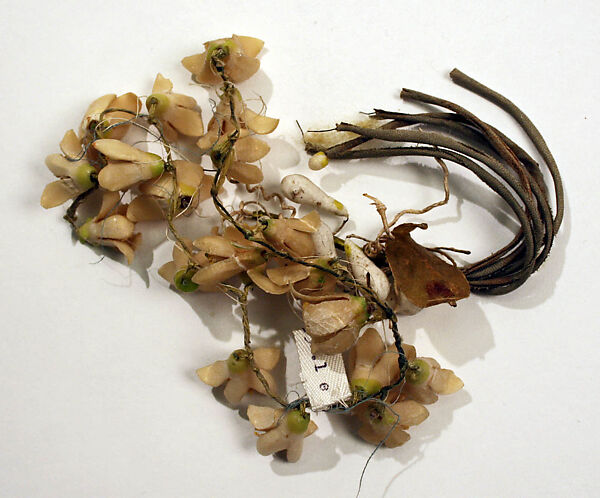 Wedding ensemble, Milgrim (1927–1990), silk, cotton, glass, wax, American