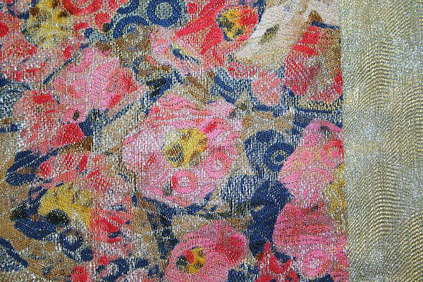 Shawl, silk, probably French