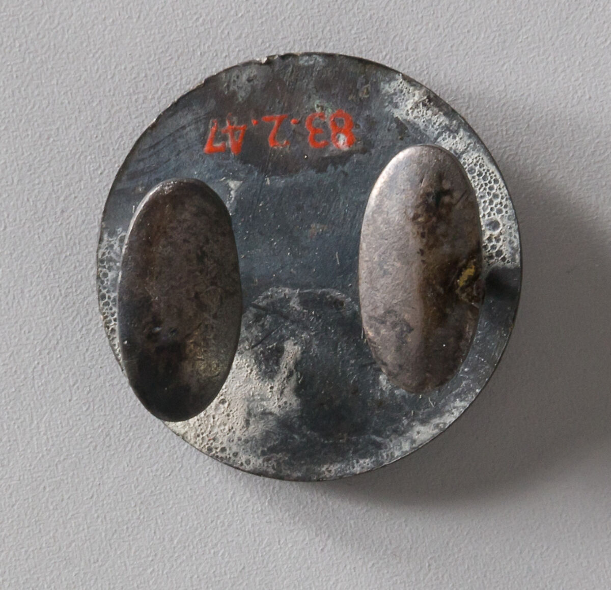 Medal, Silver (with two shanks), cast, American