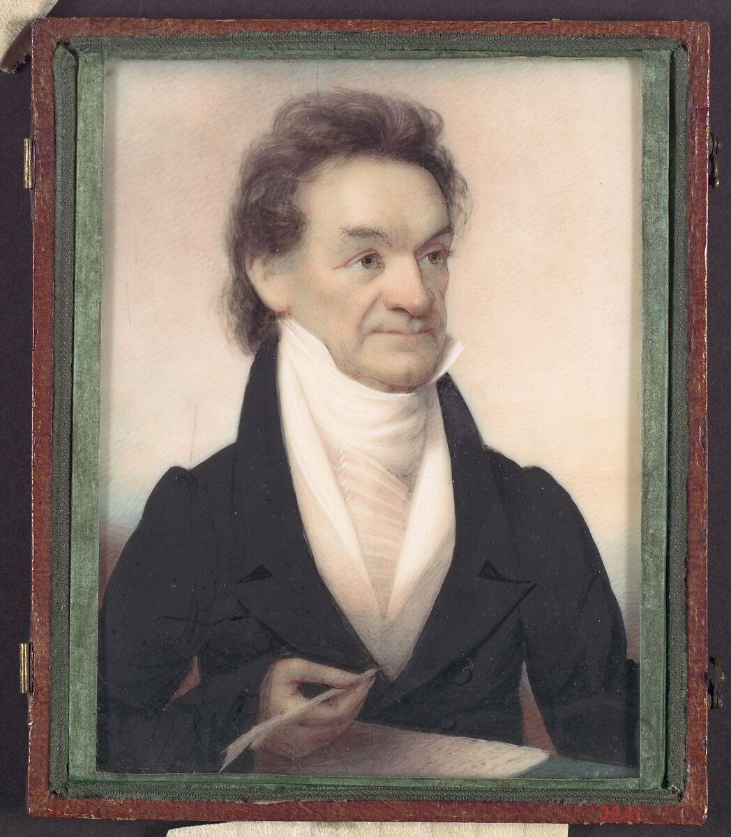 Edward Livingston, Anson Dickinson (1779–1852), Watercolor on ivory, American 