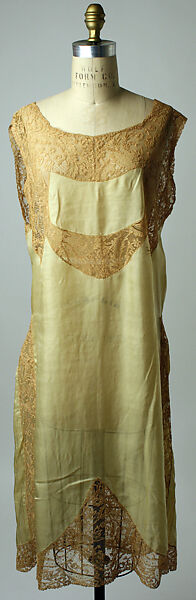 Nightgown, Christophe, silk, cotton, French 