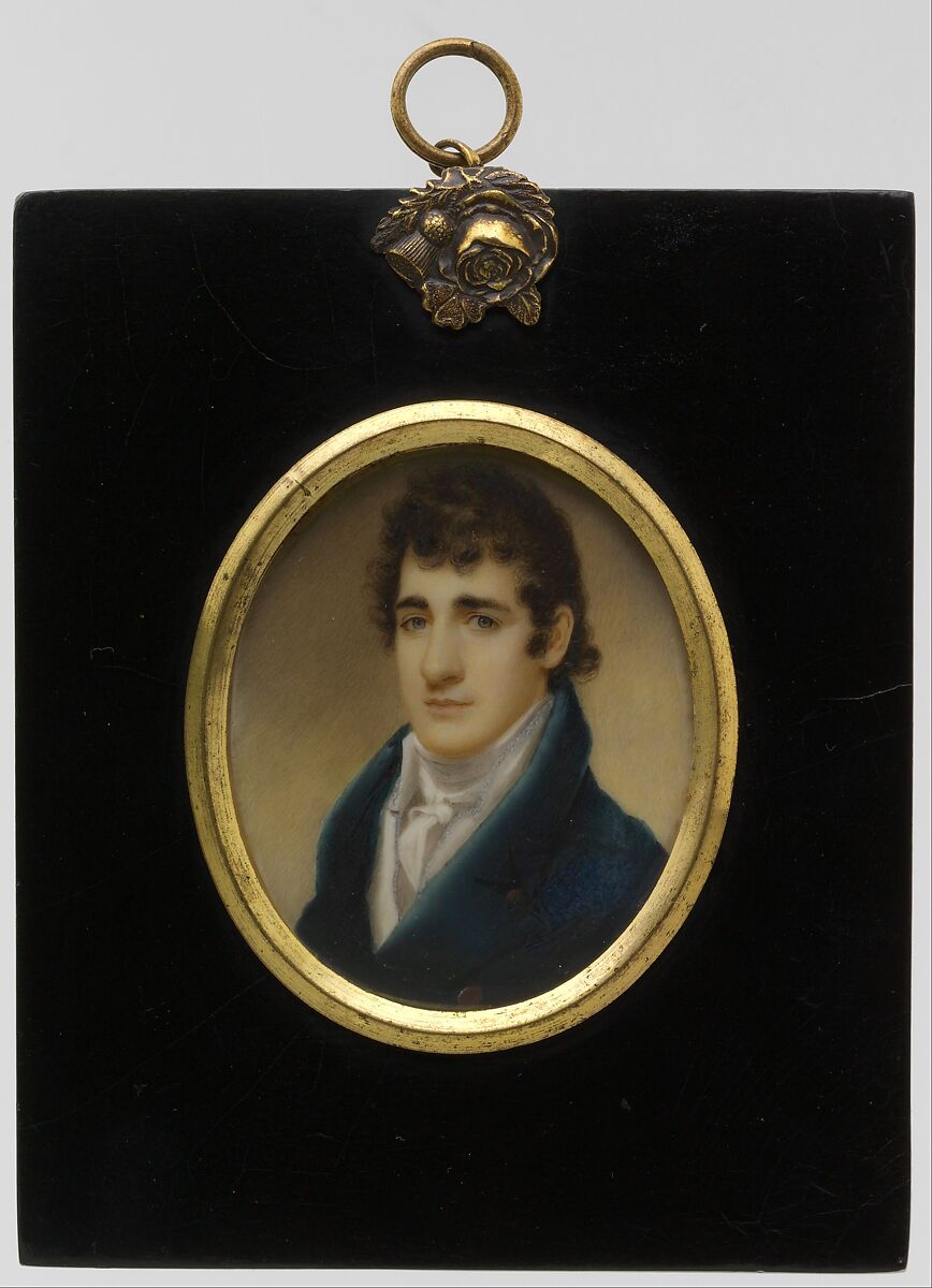 John Payne Todd, Attributed to Joseph Wood (1778–1830), Watercolor on ivory, American 