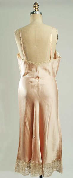 Slip, silk, cotton, French