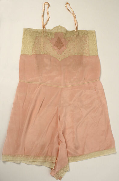 Combination, silk, cotton, French 