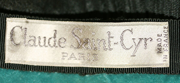 Pillbox hat, Claude Saint-Cyr (French, 1911–1972), silk, feathers, French