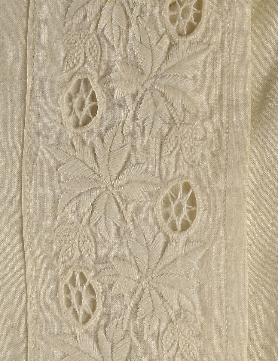 Morning dress, cotton, American
