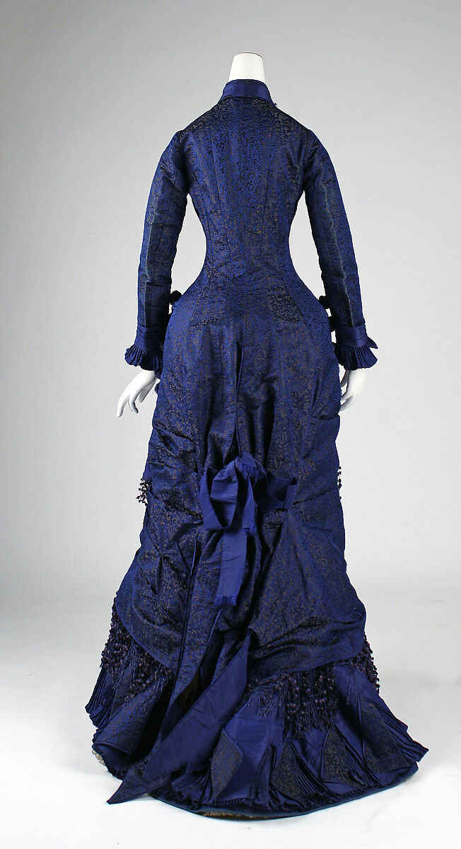 Dinner dress, silk, American