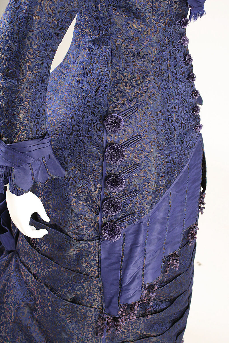 Dinner dress, silk, American