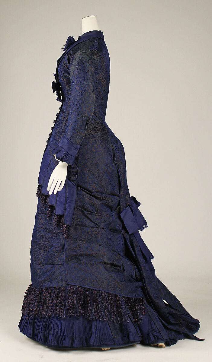 Dinner dress, silk, American