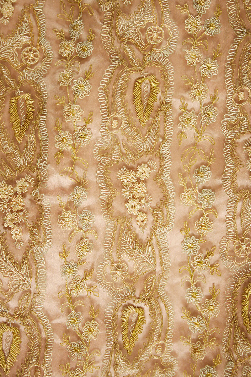 Dinner dress, silk, French