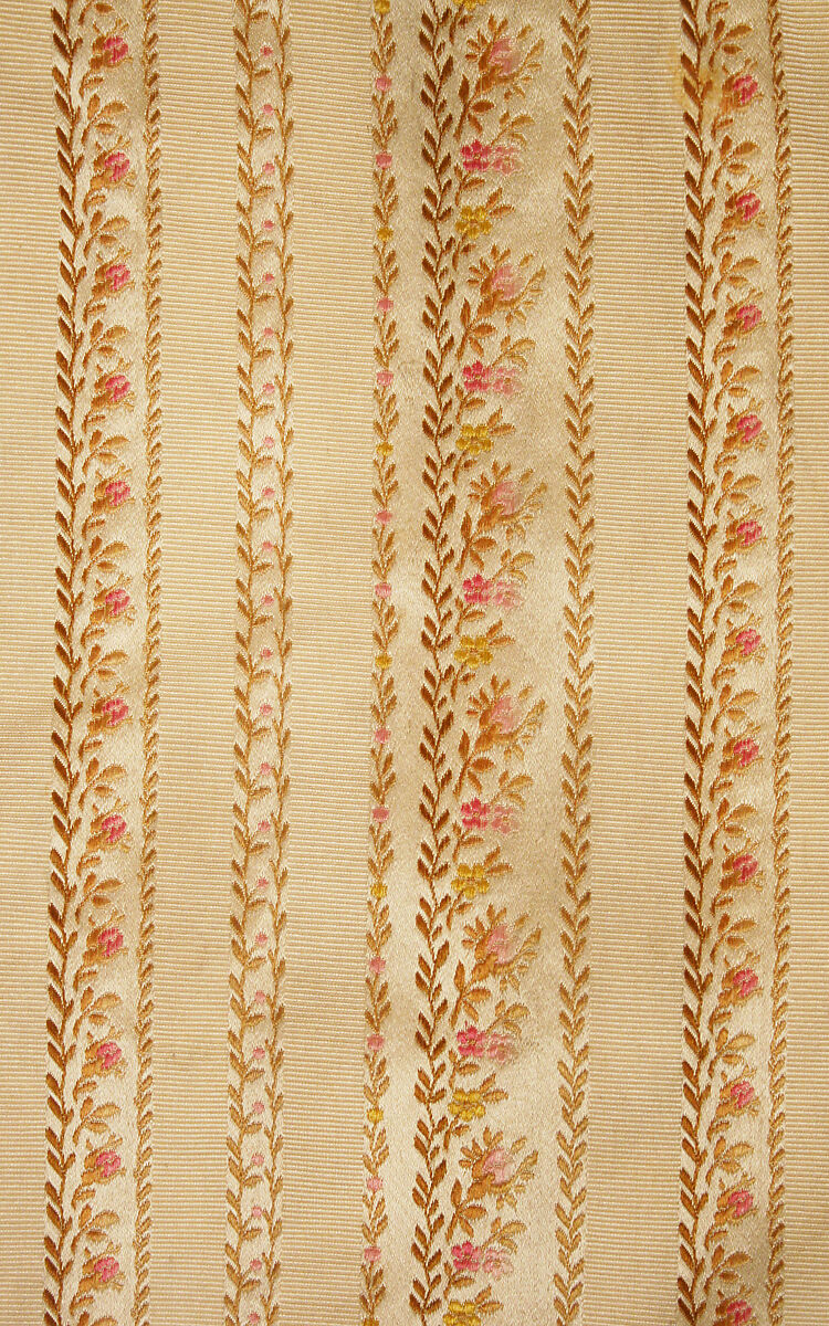 Dinner dress, silk, French