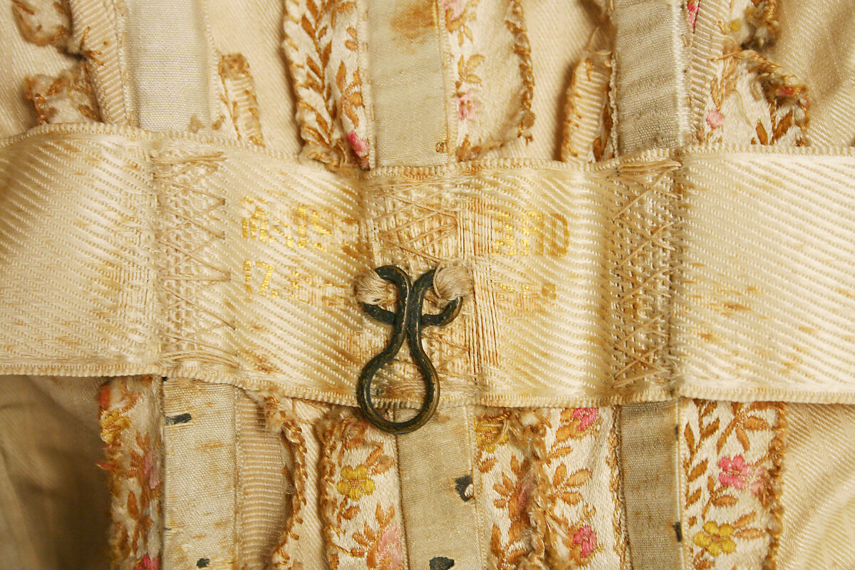 Dinner dress, silk, French