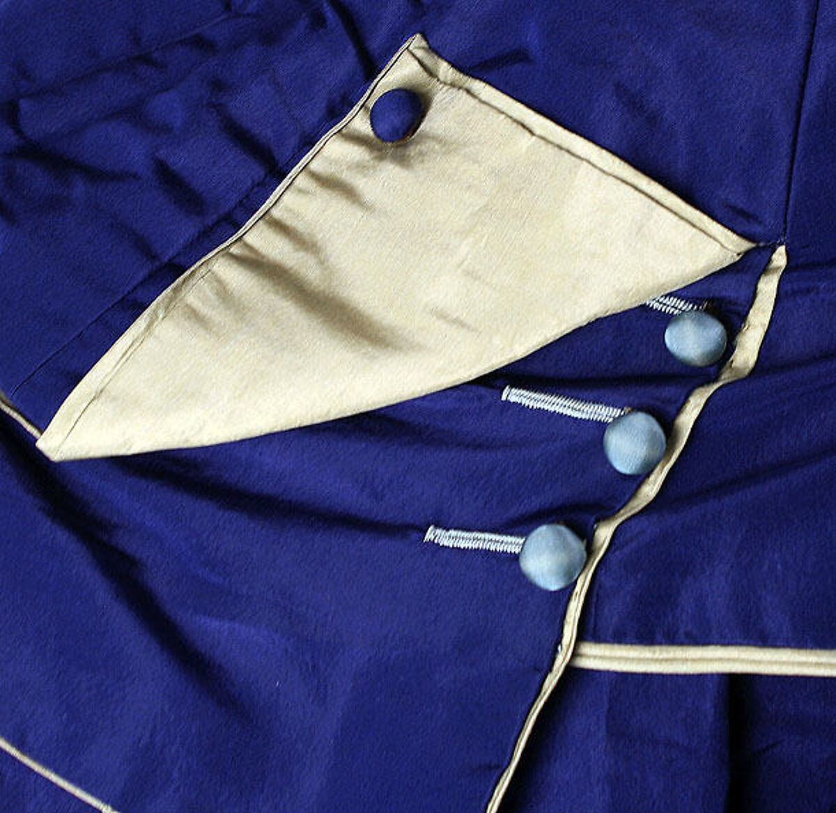 Afternoon dress, silk, French