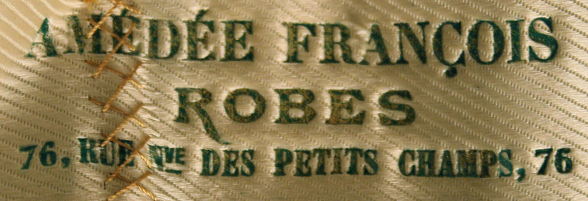 Afternoon dress, silk, French