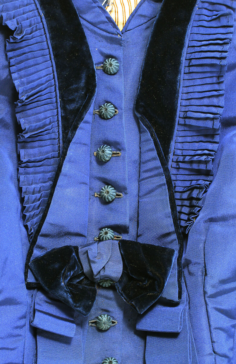 Walking ensemble, silk, French
