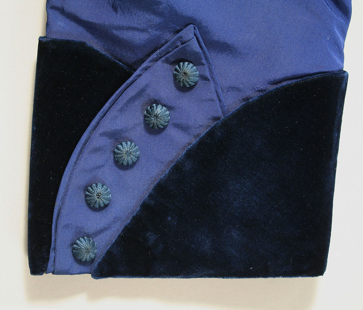 Walking ensemble, silk, French