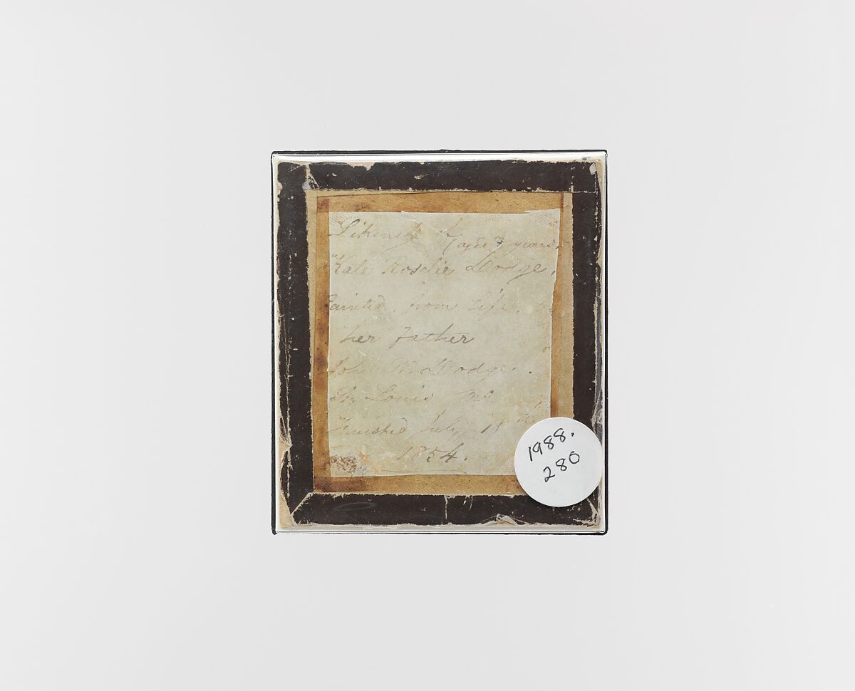 Kate Roselie Dodge, John Wood Dodge (1807–1893), Watercolor on ivory, American