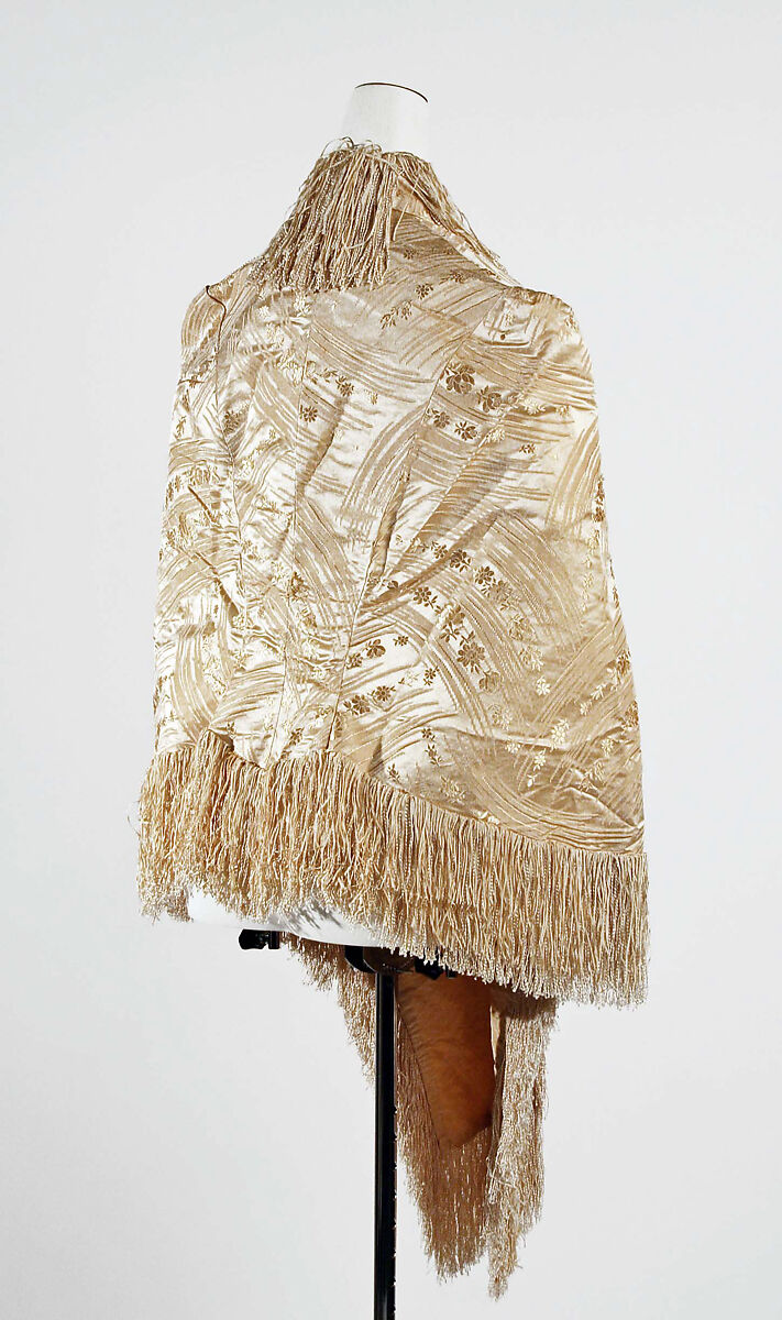 Dolman, silk, probably American